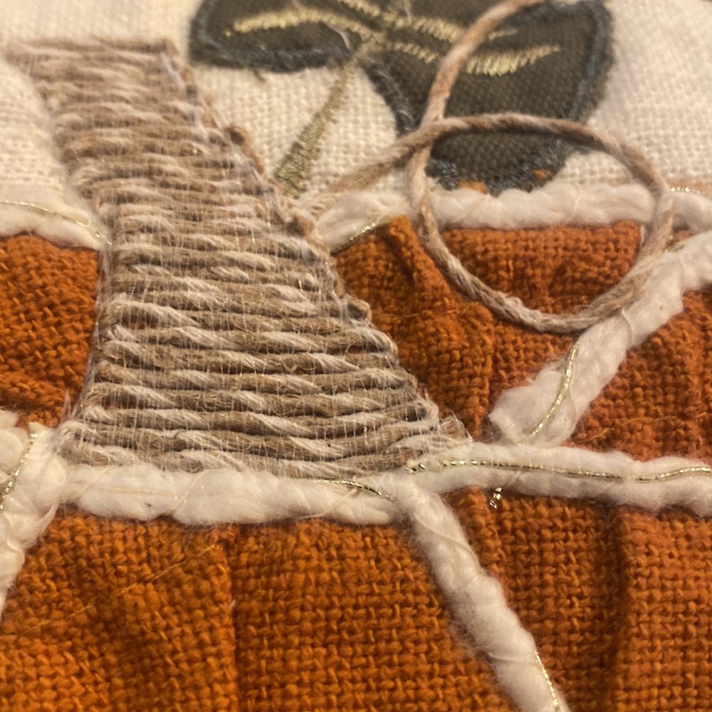 Long new Pumpkins decorative pillow with tag - Picture 7 of 8